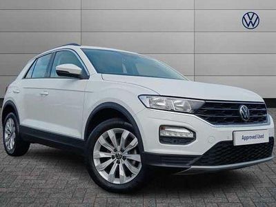 White Used 2021 VW T-Roc SE SUV | £16,400 (Fair price)