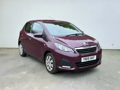 Begagnad Peugeot 108 Active 2019 Lila Halvkombi