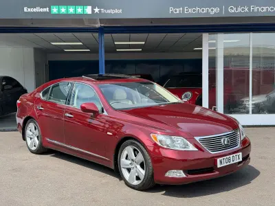 Used Lexus LS460 2008 Red Sedan