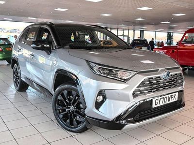Used Toyota RAV4 Hybrid 2020 Silver blade bitone black SUV