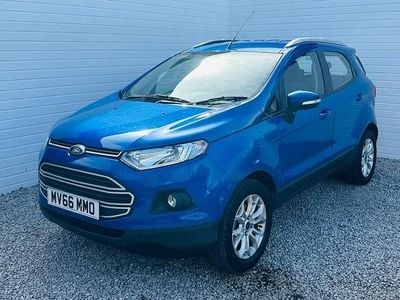 Used Ford Ecosport Zetec 125 HP (91 kW) 2016 Blue SUV