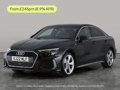 Used Audi A3 S-Line 150 HP (110 kW) 2022 Black Sedan