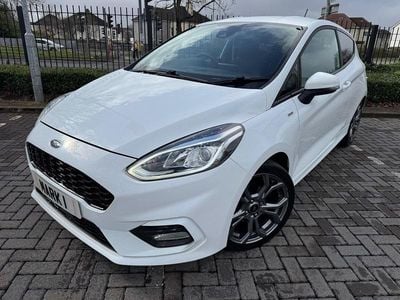 Usado Ford Fiesta ST-Line 100 HP (73 kW) 2018 Branco Citadino