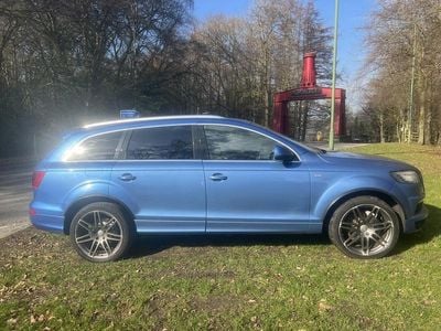 Begagnad Audi Q7 S-Line 240 HK (176 kW) 2009 Blå SUV