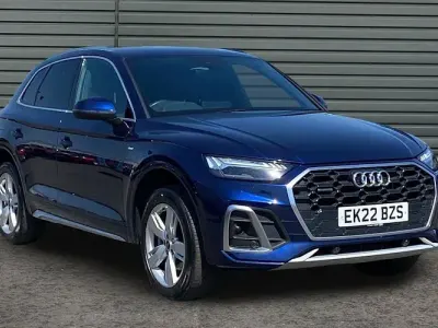 Used Audi Q5 S-Line 299 HP (219 kW) 2022 Blue SUV