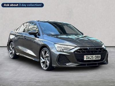 Used Audi A3 Black Edition 150 HP (110 kW) 2025 Grey Sedan