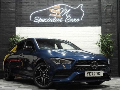 Blue Used 2022 Mercedes CLA250e Shooting Brake AMG line Estate | £15,900 (Good price)