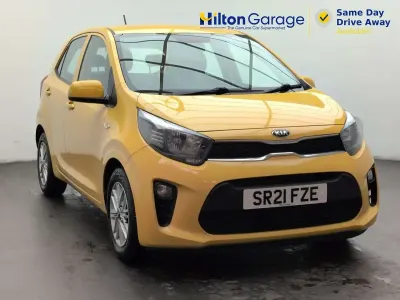 Used Kia Picanto 67 HP (49 kW) 2021 Yellow Hatchback
