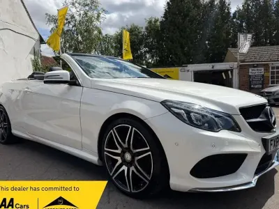 Used Mercedes E350 AMG line 2016 White Cabriolet