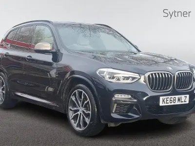 Begagnad BMW X3 Comfort Edition 349 HK (256 kW) 2018 Svart SUV