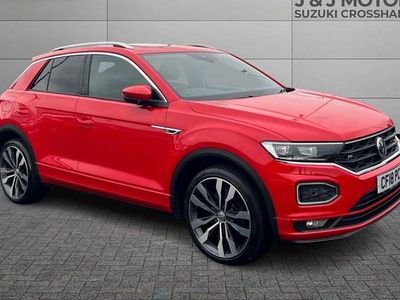Red Used 2018 VW T-Roc R-line SUV | £16,495 (Fair price)
