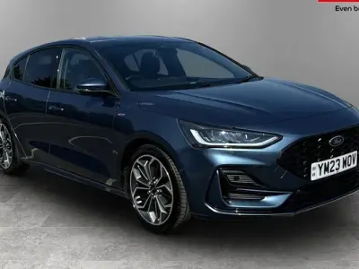 Used Ford Focus ST-Line X 125 HP (91 kW) 2023 Blue Hatchback