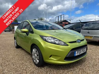 Used Ford Fiesta 67 HP (49 kW) 2011 Green Hatchback