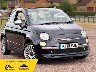 Black Used 2010 Fiat 500C Lounge Cabriolet | £3,997 (A bit pricey)