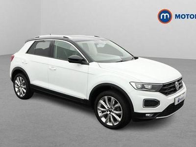 White Used 2021 VW T-Roc SEL SUV | £19,899 (Fair price)