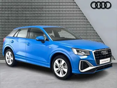 Second-hand Audi Q2 S-Line 147 CP (108 kW) 2023 Albastru SUV