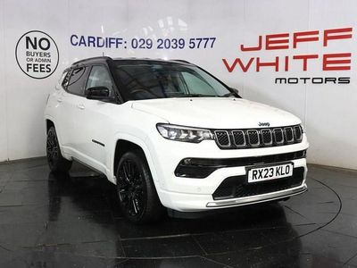 White/black Used 2023 Jeep Compass SUV | £19,488 (Fair price)