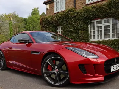 Usado Jaguar F-Type Supercharged 2015 Vermelho Coupé