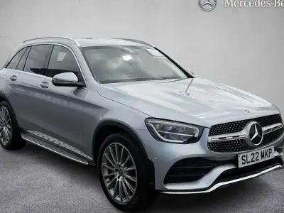 Used Mercedes GLC300 AMG line 245 HP (180 kW) 2022 Silver SUV