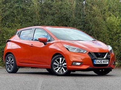 Usado Nissan Micra Tekna 100 HP (73 kW) 2020 Laranja Citadino