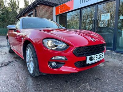Red Used 2016 Fiat 124 Spider Anniversary Cabriolet | £8,849 (Fair price)