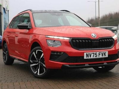 New Skoda Kamiq Monte Carlo 85 HP (62 kW) 2025 Velvet red metallic SUV