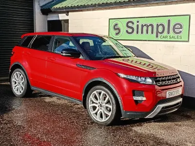 Begagnad Land Rover Range Rover evoque Dynamic 2013 Röd SUV
