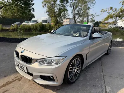 Used BMW 425 M Sport 2015 Yellow and silver Cabriolet