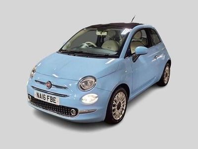 Used Fiat 500 Lounge 85 HP (62 kW) 2016 Blue Hatchback