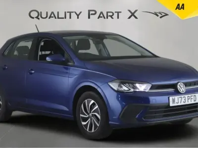 Used VW Polo Life 95 HP (69 kW) 2023 Blue Hatchback