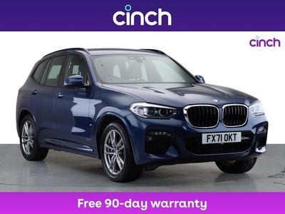 Blue Used 2021 BMW X3 M Sport SUV | £28,809 (Fair price)