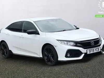 Used Honda Civic Dynamic 126 HP (92 kW) 2019 White Hatchback