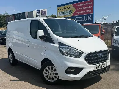 Used Ford Transit Custom Limited 2021 Frozen white (solid paint) Van