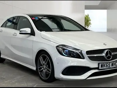 Used Mercedes A200 AMG line 2015 White Hatchback