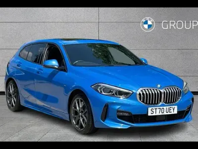 Used BMW 118 M Sport 150 HP (110 kW) 2021 Blue Hatchback