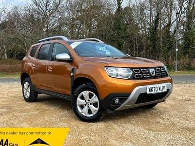 Used Dacia Duster Comfort 100 HP (73 kW) 2020 Orange SUV