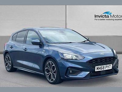 Used Ford Focus ST-Line X 125 HP (91 kW) 2019 Blue Hatchback