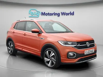 Used VW T-Cross R-line 110 HP (80 kW) 2023 Orange SUV