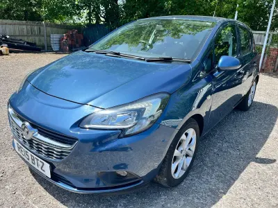 Used Vauxhall Corsa Excite 90 HP (66 kW) 2015 Blue Hatchback