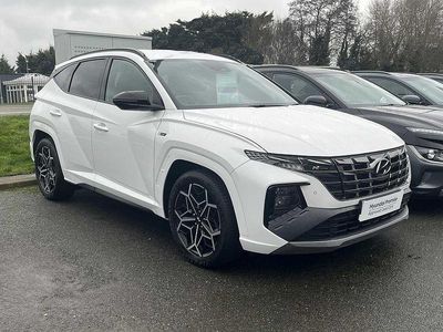 Serenity white Used 2024 Hyundai Tucson N Line SUV | £23,489 (Fair price)