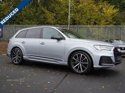 Silver Used 2023 Audi Q7 Black Edition SUV | £41,995 (Good price)