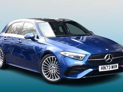 Blue Used 2023 Mercedes A200 AMG Line Premium Plus Hatchback | £25,695 (Expensive)