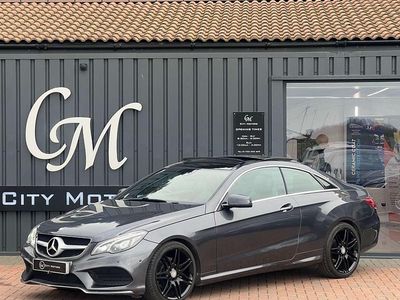 Used Mercedes E220 AMG line 2015 Grey Coupe