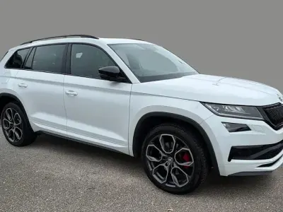 Used Skoda Kodiaq vRS 239 HP (175 kW) 2019 White SUV