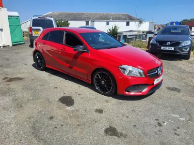 Used Mercedes A200 Executive 136 HP (100 kW) 2018 Red Hatchback