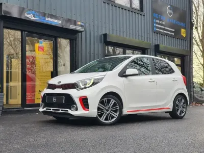 Begagnad Kia Picanto GT-Line 66 HK (48 kW) 2018 Vit Halvkombi