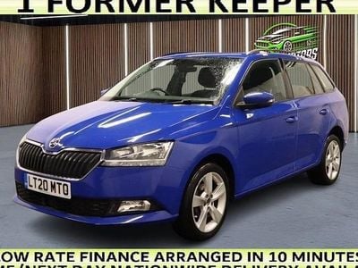 Used Skoda Fabia SE L 95 HP (69 kW) 2020 Blue Estate