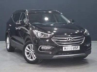 Begagnad Hyundai Santa Fe Premium 200 HK (147 kW) 2016 Svart SUV