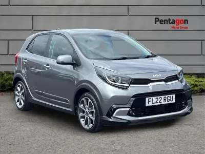 Used Kia Picanto X-Line 65 HP (47 kW) 2022 Grey Hatchback