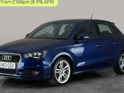 Used Audi A1 Sportback S-Line 86 HP (63 kW) 2014 Blue Hatchback